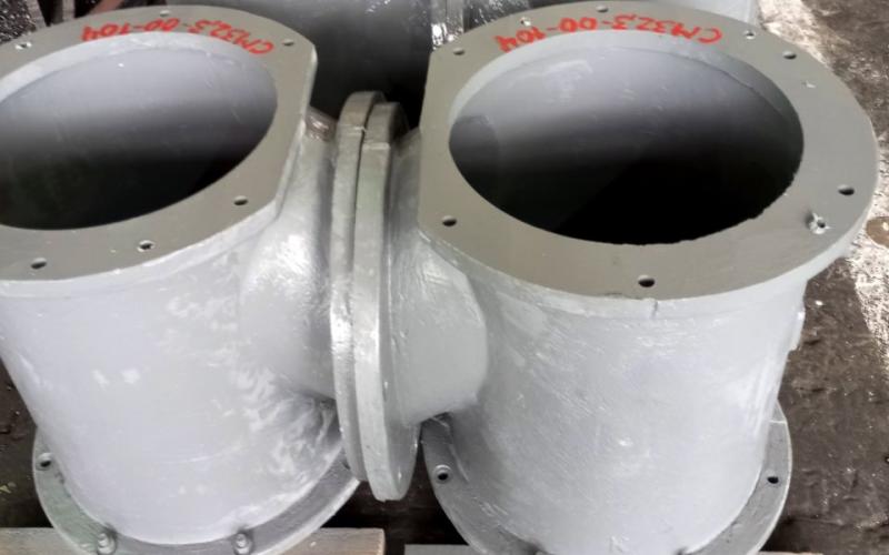 Тройник стояка отвода коксового газа